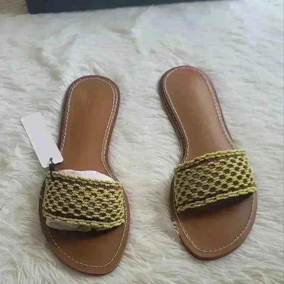 Rag & Bone Melrose Slide - Flat Sandals Recycled Materials Size 8 - Picture 1 of 5